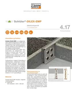 Schlüter-DILEX-EMP | Produktdatablad 4.17