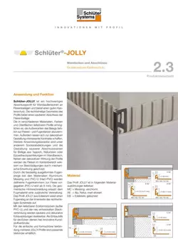 Schlüter-JOLLY | Produktdatenblatt 2.3