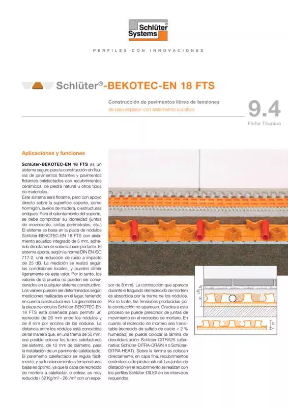 Schlüter-BEKOTEC-EN 18 FTS | Ficha Técnica 9.4