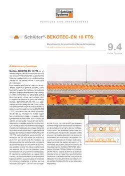 Schlüter-BEKOTEC-EN 18 FTS | Ficha Técnica 9.4