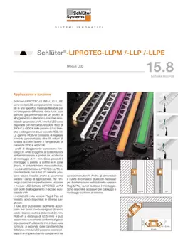 Schlüter-LIPROTEC-LLPM /-LLP /-LLPE | Scheda tecnica 15.8