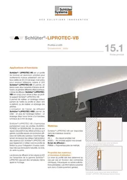 Schlüter-LIPROTEC-VB | Fiche produit 15.1