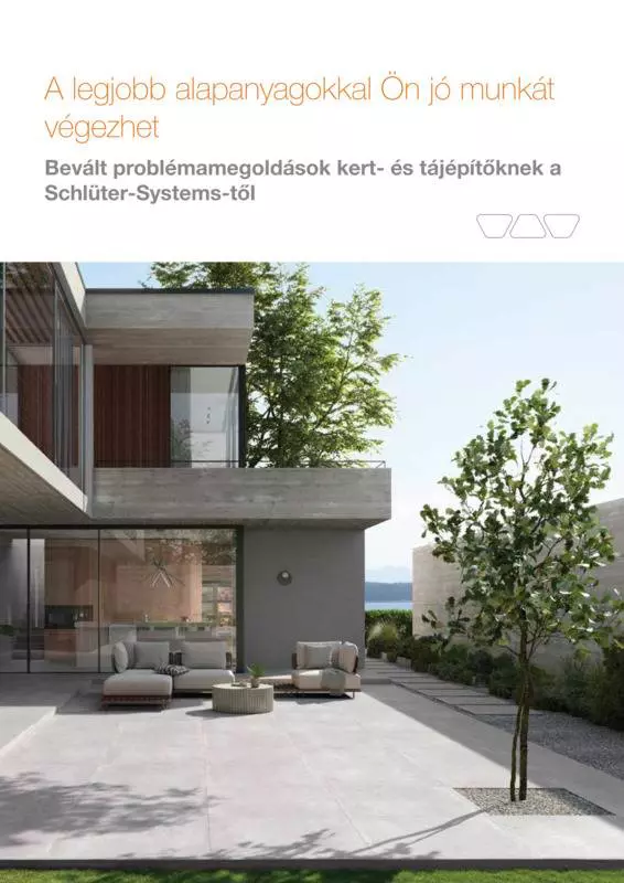 Schlüter-Systems – Bevált problémamegoldások kert- és tájépítőknek