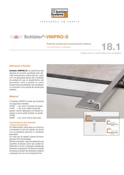 Schlüter-VINPRO-S | Ficha de dados do produto 18.1 Schlüter-VINPRO-S | Ficha de dados do produto 18.1