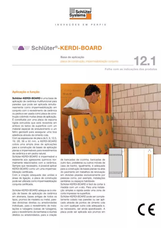 Schlüter-KERDI-BOARD | Ficha de dados do produto 12.1