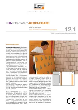 Schlüter-KERDI-BOARD | Ficha de dados do produto 12.1