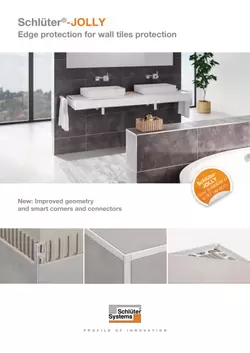 Schlüter-JOLLY - Edge protection for wall tiles protection