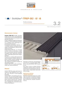 Schlüter-TREP-SE /-S /-B | Opis techniczny produktu 3.2