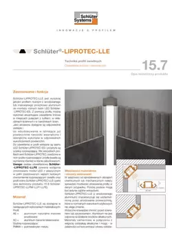 Schlüter-LIPROTEC-LLE | Opis techniczny produktu 15.7