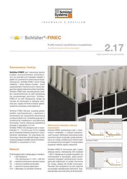Schlüter-FINEC | Opis techniczny produktu 2.17