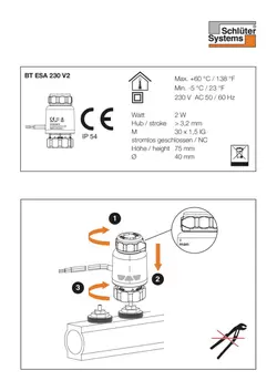 Schlüter-BEKOTEC-THERM-ESA - Monteringsvejledning