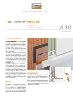 Schlüter-DILEX-AS | Produktdatenblatt 4.10