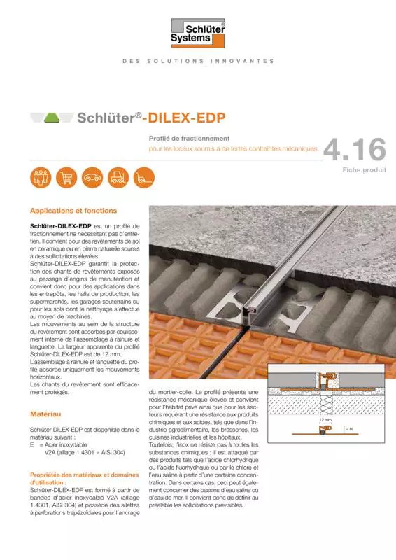 Schlüter-DILEX-EDP | Fiche produit 4.16
