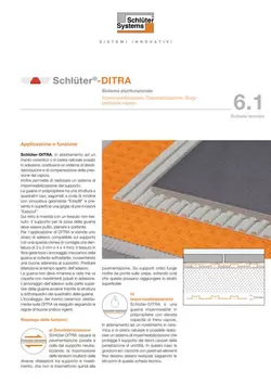 Schlüter-DITRA | Scheda tecnica 6.1