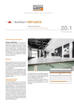 Schlüter-REFLEECE | Produktdatenblatt 20.1
