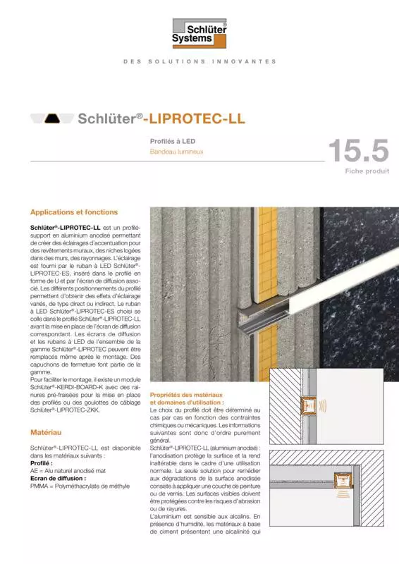 Schlüter-LIPROTEC-LL | Fiche produit 15.5