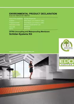 Schlüter-DITRA - Environmental Product Declaration as per ISO 14025 and EN 15804+A2