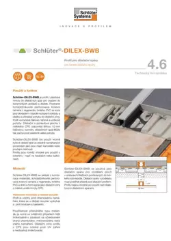 Schlüter-DILEX-BWB | Technický list výrobku 4.6