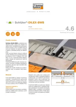 Schlüter-DILEX-BWB | Technický list výrobku 4.6