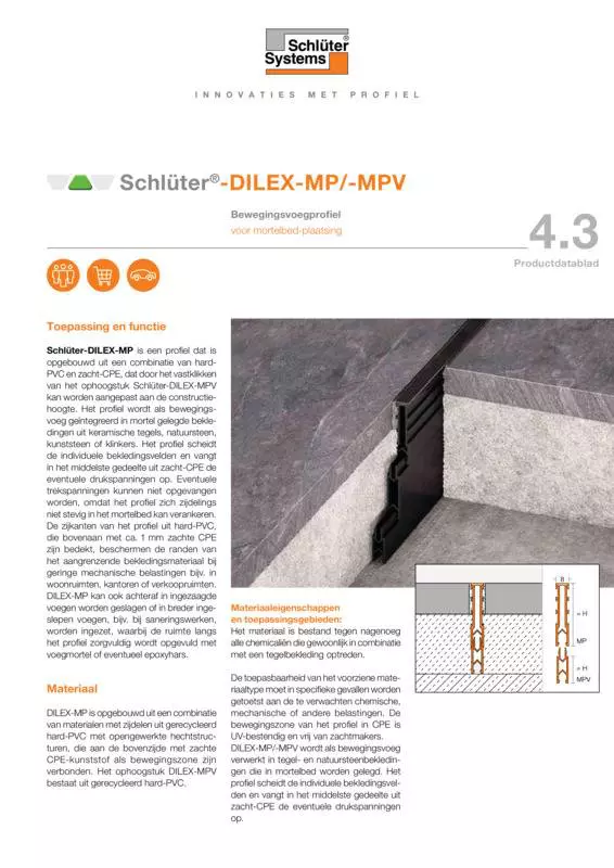 Schlüter-DILEX-MP /-MPV | Productdatablad 4.3
