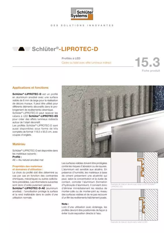 Schlüter-LIPROTEC-D | Fiche produit 15.3