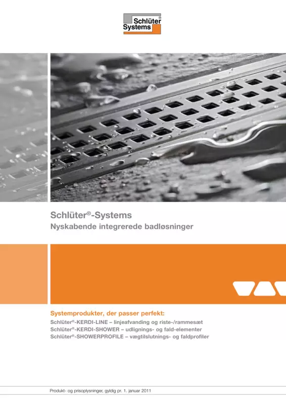 Schlüter-Systems - Nyskabende integrerede badløsninger