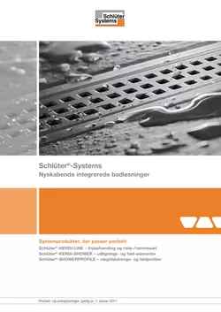 Schlüter-Systems - Nyskabende integrerede badløsninger