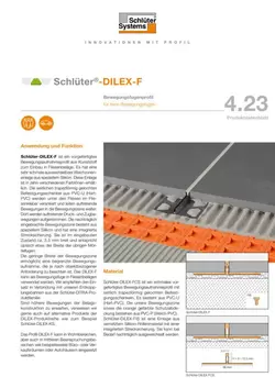 Schlüter-DILEX-F | Produktdatenblatt 4.23