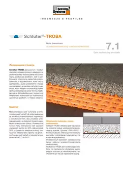 Schlüter-TROBA | Opis techniczny produktu 7.1 Schlüter-TROBA | Opis techniczny produktu 7.1