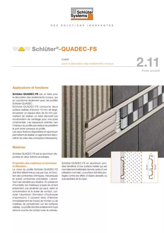 Schlüter-QUADEC-FS | Fiche produit 2.11