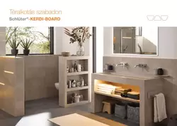 Schlüter-KERDI-BOARD - Téralkotás szabadon