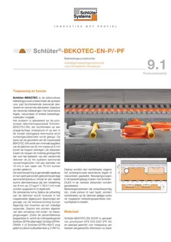Schlüter-BEKOTEC-EN 2520 /-EN 1520 PF | Productdatablad 9.1