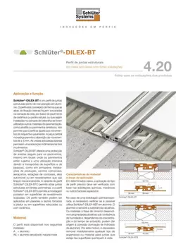 Schlüter-DILEX-BT | Ficha de dados do produto 4.20