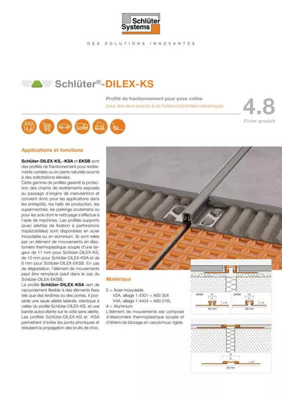 Schlüter-DILEX-KS | Fiche produit 4.8