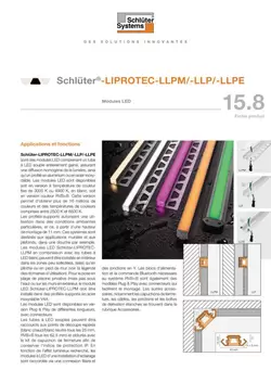 Schlüter-LIPROTEC-LLPM /-LLP /-LLPE | Fiche produit 15.8