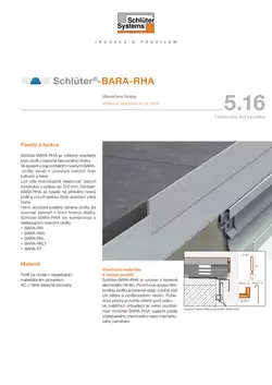Schlüter-BARA-RHA | Technický list výrobku 5.16
