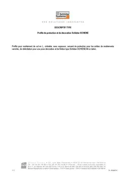 Schlüter-SCHIENE-M – Descriptif type R5-DIV27-V1