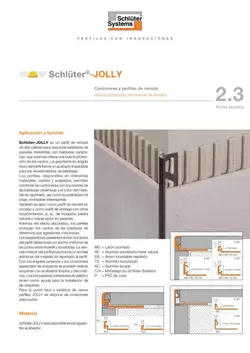 Schlüter-JOLLY | Ficha Técnica 2.3