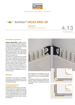 Schlüter-DILEX-EKE /-EF | Produktdatablad 4.13