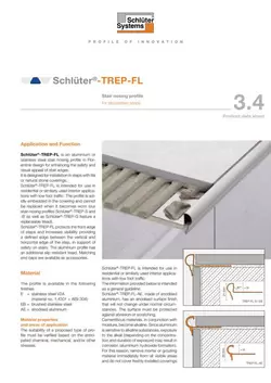 Schlüter-TREP-FL | Product data sheet 3.4