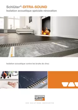 Schlüter-DITRA-SOUND - Isolation acoustique spéciale rénovation