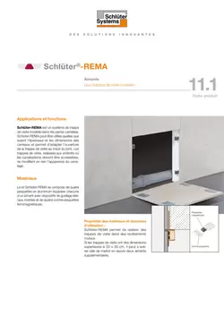 Schlüter-REMA | Fiche produit 11.1