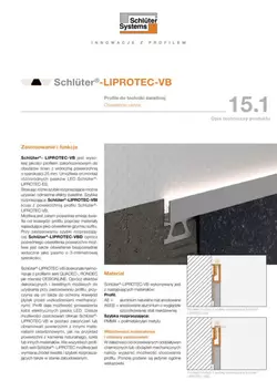 Schlüter-LIPROTEC-VB | Opis techniczny produktu 15.1