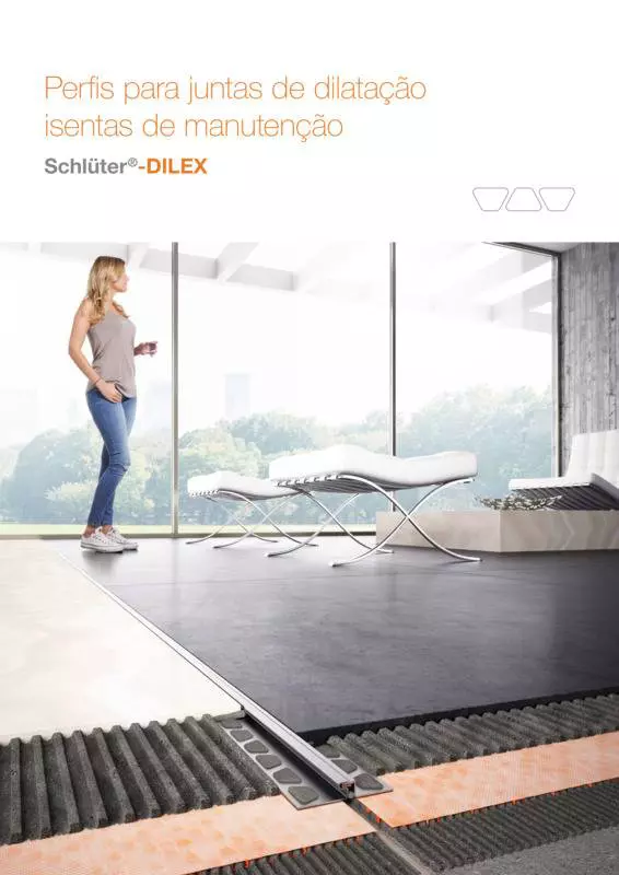 Schlüter-DILEX - Perfis para juntas de dilatação isentas de manutenção