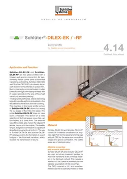 Schlüter-DILEX-EK | Product data sheet 4.14