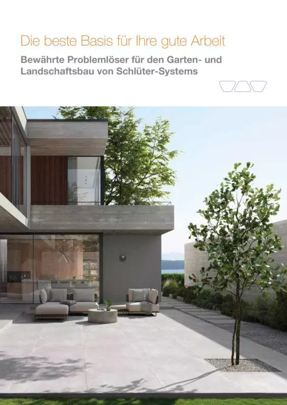 Die beste Basis für Ihre gute Arbeit - Lösungen von Schlüter-Systems | Bewährte Problemlöser für den Garten- und Landschaftsbau