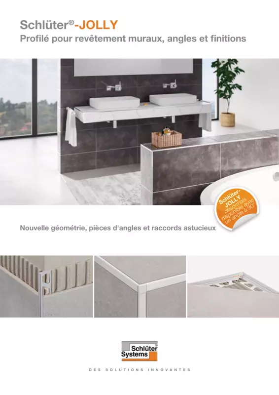 Schlüter-JOLLY - Profilé pour revêtement muraux, angles et finitions