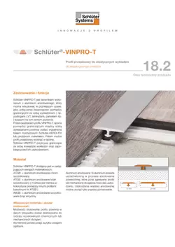 Schlüter-VINPRO-T | Opis techniczny produktu 18.2