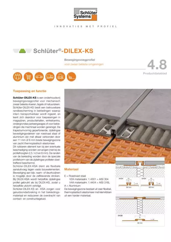 Schlüter-DILEX-KS | Productdatablad 4.8