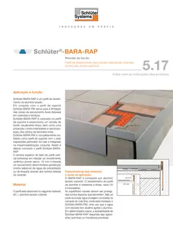 Schlüter-BARA-RAP | Ficha de dados do produto 5.17